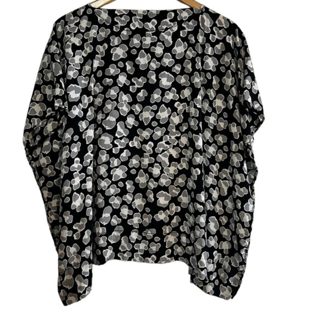 Diane Von Furstenberg silk hanky blouse oversized fit size S excellent condition - Picture 6 of 10